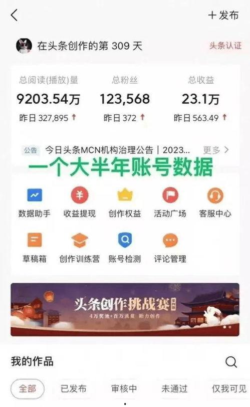 今日头条咋么赚钱,揭秘如何轻松实现月入过万